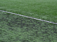 contaminated surface artificial pitch